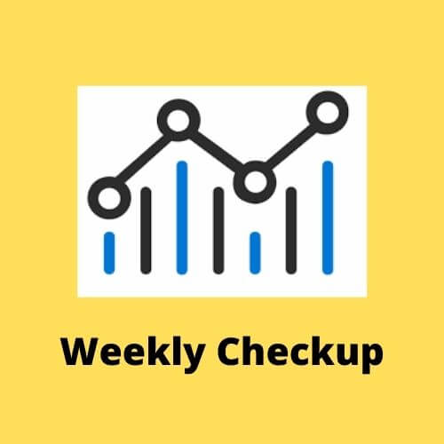 Image shows text "Weekly Checkup"